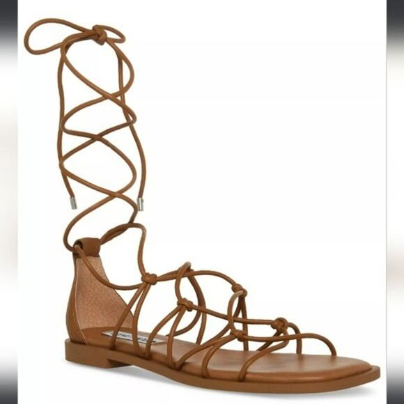 Steve Madden Ainsley Gladiator Sandal Tan 8.5 - Picture 1 of 4